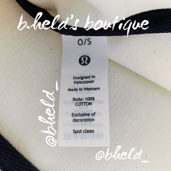 lululemon Daily Multi-Pocket Tote *Canvas Bag 20L in Natural/True Navy New NWT - Picture 9 of 14